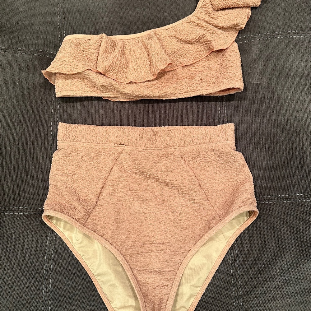 One Shoulder High waisted swimsuit